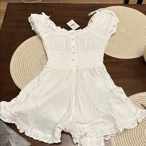 Cotton on white romper